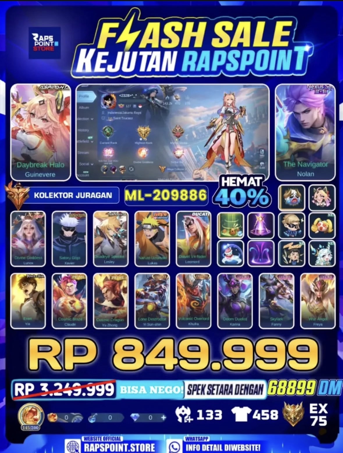AKUN ML GANTENG