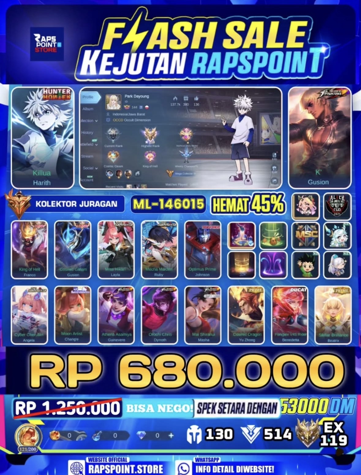 AKUN ML GANTENG