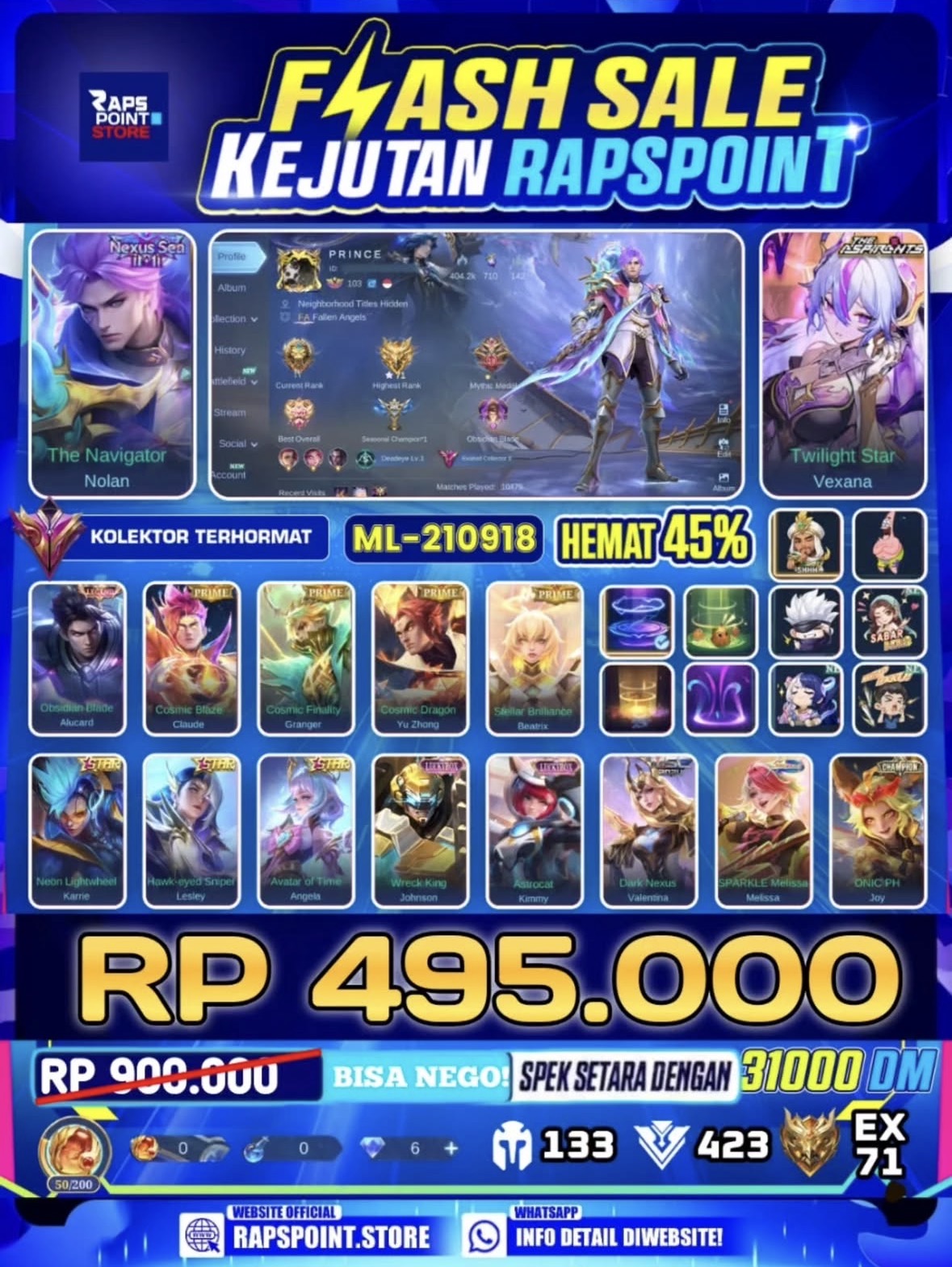 AKUN ML GANTENG