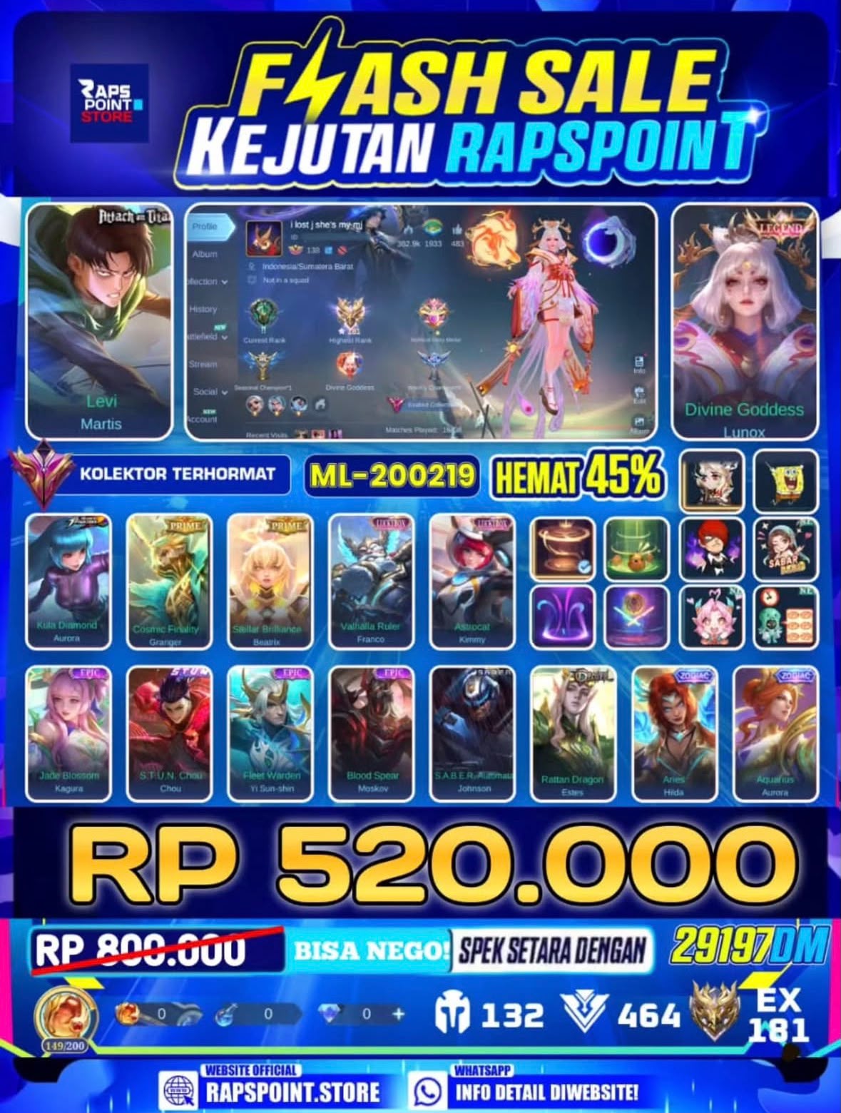AKUN ML GANTENG