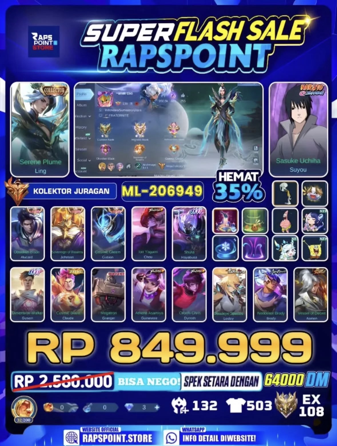 AKUN ML GANTENG