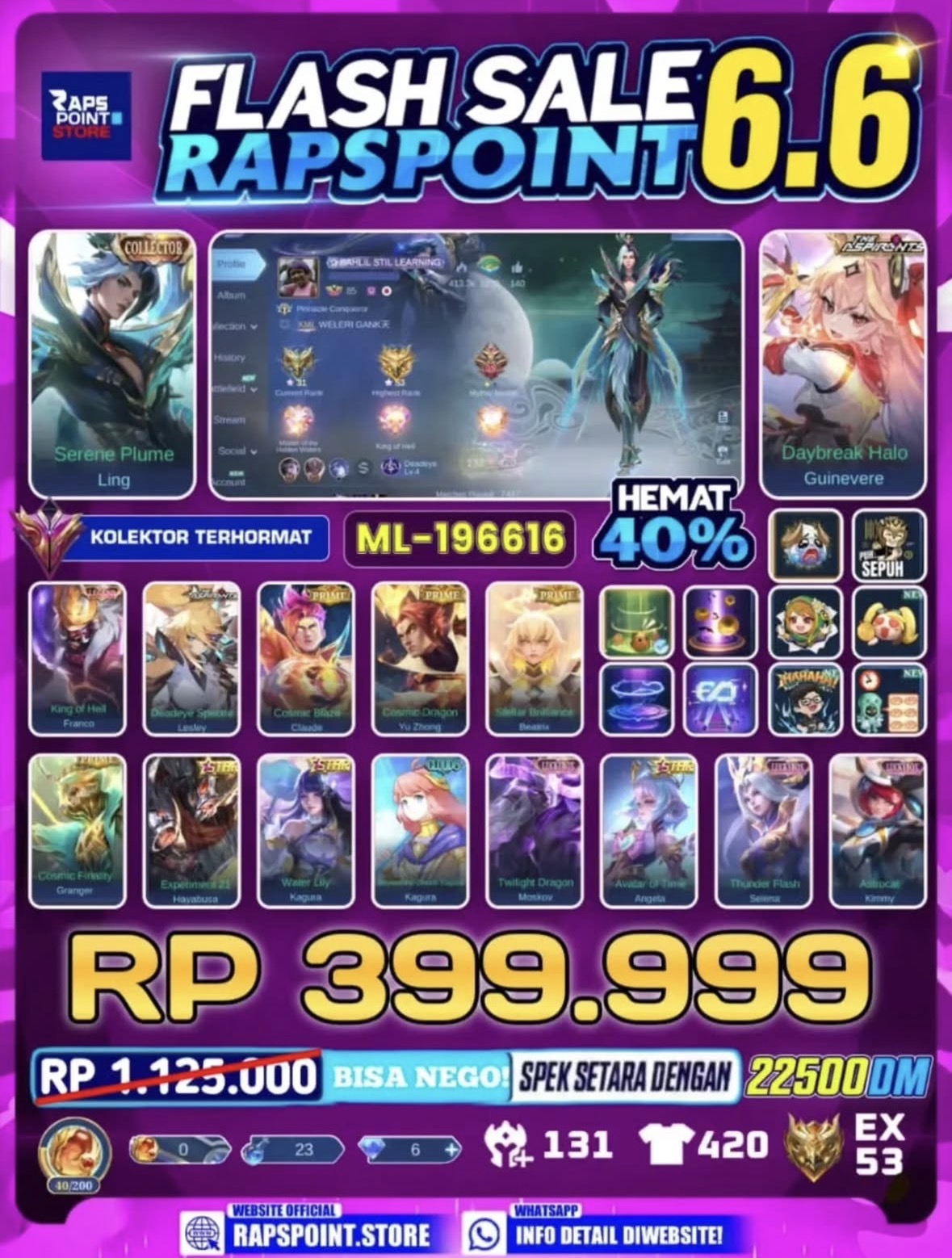 AKUN ML GANTENG